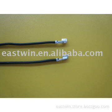 black cable terminal